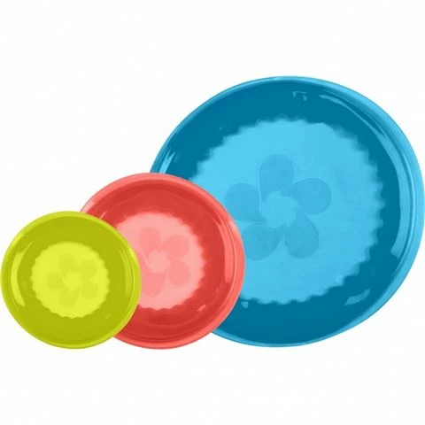 Trudeau - Eco Silicone Food Covers Set Of 3pc 1 Trudeau - Eco Silicone Food Covers Set Of 3pc