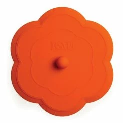 RSVP - Silicone Flower Sink Stopper Orange