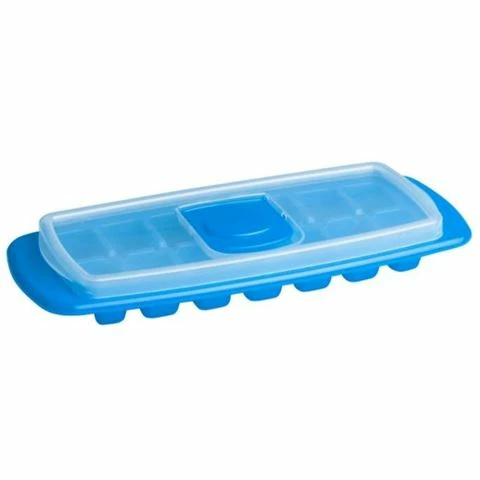 Cuisena - Ice Cube Tray With Lid Blue 1 Cuisena - Ice Cube Tray With Lid Blue