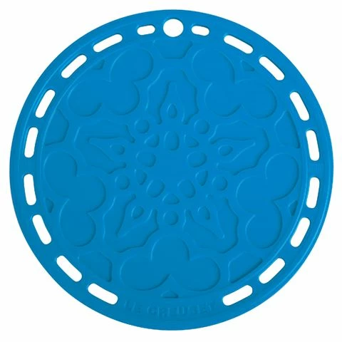 Le Creuset - Silicone Trivet 20cm Marseille Blue 1 Le Creuset - Silicone Trivet 20cm Marseille Blue