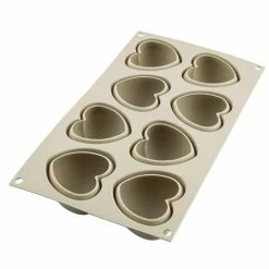 Silikomart - Cuoricino Silicone Mould Light Grey