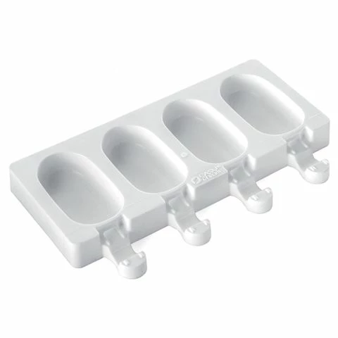 Silikomart - Mini Classic Ice-Cream Silicone Mould White 1 Silikomart - Mini Classic Ice-Cream Silicone Mould White