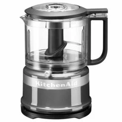 KitchenAid - 3.5 Cup Mini Food Chopper KFC3516 Cont. Silver