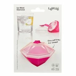 Lekue - Diamond Magenta Ice Mould