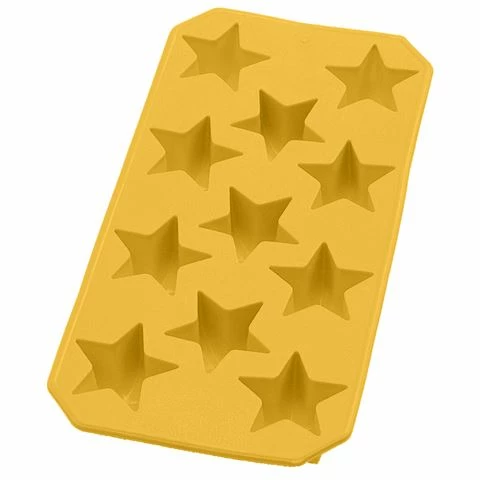 Lekue - Star Ice Cube Tray Yellow 1 Lekue - Star Ice Cube Tray Yellow