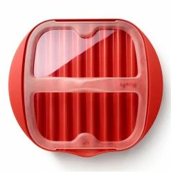 Lekue - Microwave Bacon Cooker Red