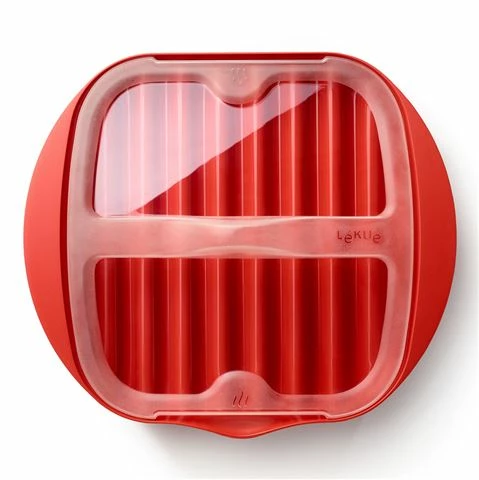 Lekue - Microwave Bacon Cooker Red 1 Lekue - Microwave Bacon Cooker Red
