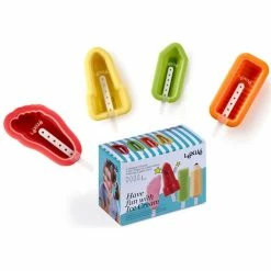 Lekue - Fun Shape Ice Cream Mould Set 4pce