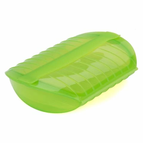 Lekue - Microwave Cooker 3-4 Steam Case W/ Tray XL Green 1 Lekue - Microwave Cooker 3-4 Steam Case W/ Tray XL Green