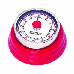 CDN - Compact Mechanical Timer Red