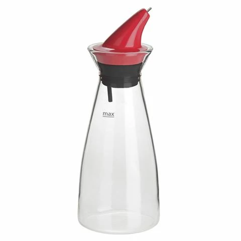 Trudeau - Perfect Dripless Vinegar Bottle Red 1 Trudeau - Perfect Dripless Vinegar Bottle Red