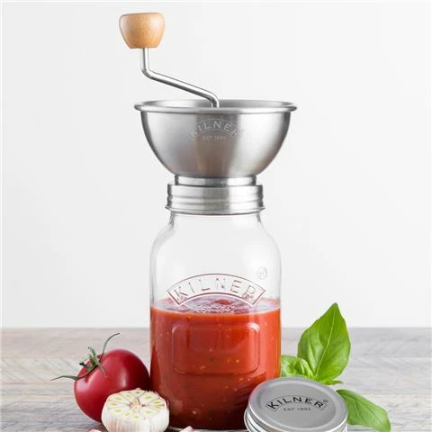 Kilner - Glass Sauce Press Jar Set 1 Litre 3pce 1 Kilner - Glass Sauce Press Jar Set 1 Litre 3pce