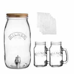 Kilner - Kombucha Glass Drinks Making Set 3L 5pce