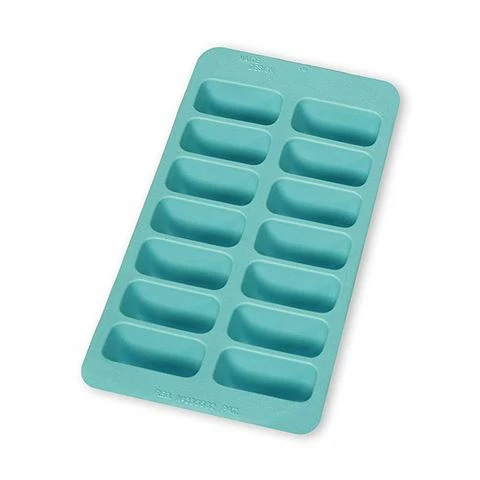 Lekue - Rectangular Ice Cube Tray Turquoise 1 Lekue - Rectangular Ice Cube Tray Turquoise