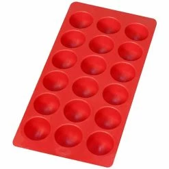 Lekue - Ice Cube Tray Round Red