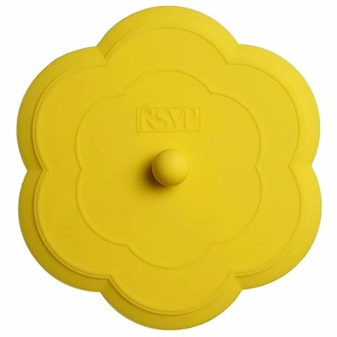 RSVP - Silicone Flower Sink Stopper Yellow 1 RSVP - Silicone Flower Sink Stopper Yellow